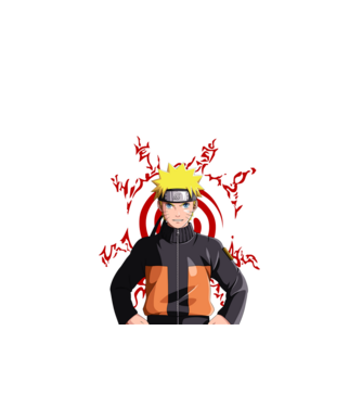 NARUTO model negru pe tricou