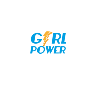 GirlPower model negru pe tricou