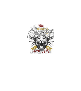 Minesota Cougars  TEXTURED model albastru jeanși pe tricou