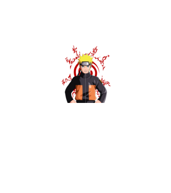 NARUTO model negru pe tricou