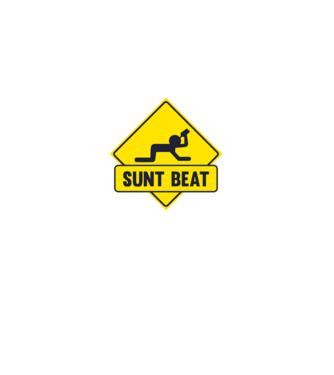 Sunt beat model alb pe tricou
