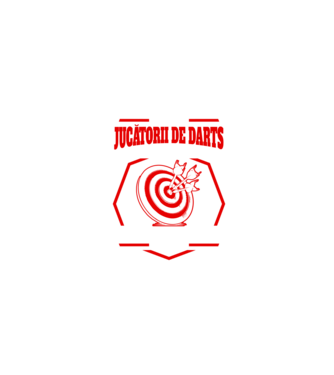 Toți jucătorii de darts sunt creați egali, dar numai cei mai buni sunt născuți în februarie. model negru pe tricou