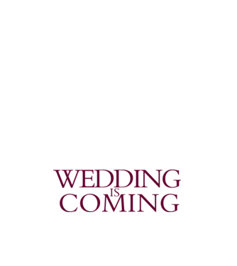 Wedding is coming model roz deschis pe tricou