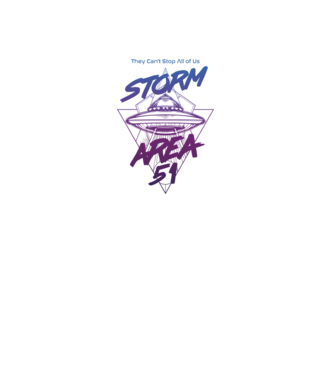 storm area 51 ufo purple model galben neon pe tricou