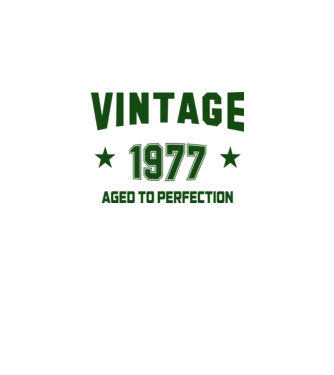 Vintage - 1977 model alb pe tricou