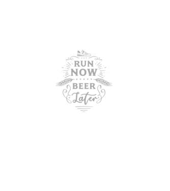 Run now beer later vintage model negru pe tricou