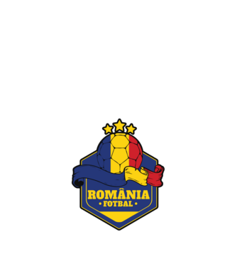România Fotbal model alb pe tricou