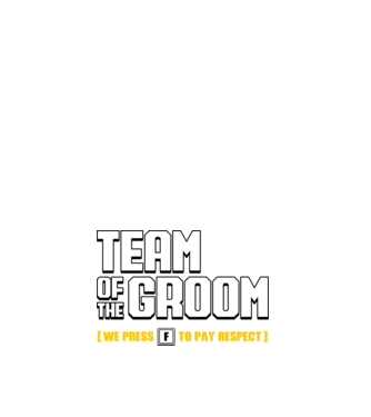 Team of the Groom model alb pe tricou