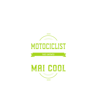 sunt motociclist, la fel ca toți ceilalți, dar mult mai cool model negru pe tricou
