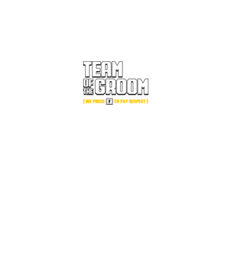 Team of the Groom model negru pe tricou