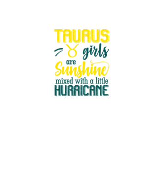 Sunshine with Hurricane TAURUS model negru pe tricou