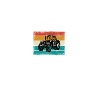 TRACTOR model negru pe tricou