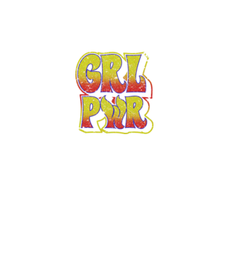 Girl Power retro model turcoaz pe tricou