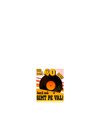 Încă mă simt pe val! 40 model alb pe tricou