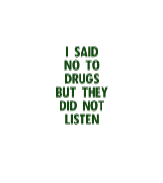 Say no... model galben pe tricou