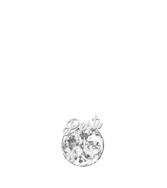 Zodiac bărbat PEȘTI retro model alb pe tricou