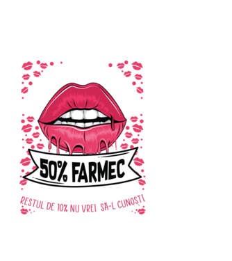 Sunt născută în iulie - 50% farmec - 40% nebunii și umor - Restul de 10% nu vrei să-l cunoști model alb pe tricou
