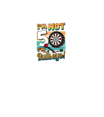 Darts Birthday 50 years old model turcoaz pe tricou