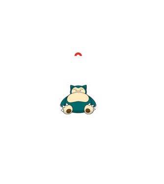 Keep Calm Snorlax model negru pe tricou