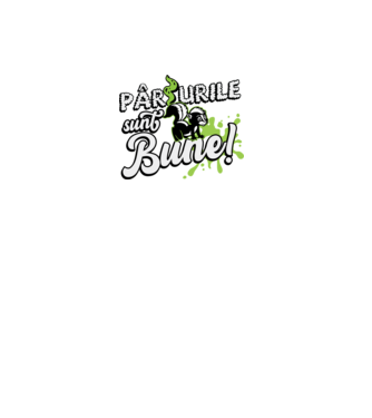 Pârțurile sunt bune model negru pe tricou