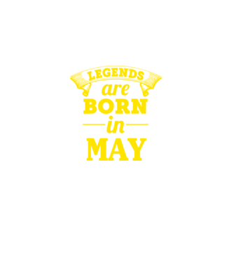Legends are born in May model gri pe tricou
