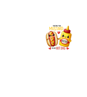 Mustard to my Hot Dog model galben neon pe tricou
