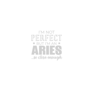 Not perfect, but ARIES model negru pe tricou