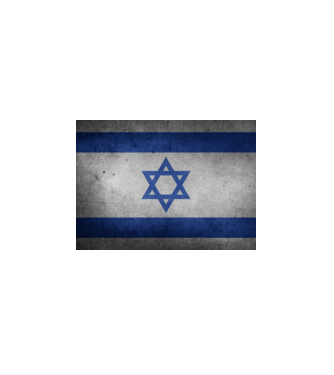 ISRAEL model alb pe tricou