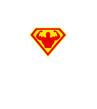 Superom model negru pe tricou