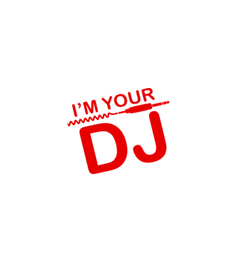 Im your DJ model negru pe tricou