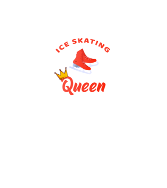 Ice skatin Queen model turcoaz pe tricou