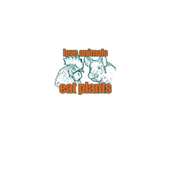love animals model alb pe tricou