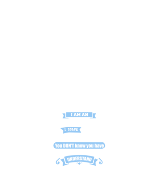 I am an accountant I solve problems model negru pe tricou