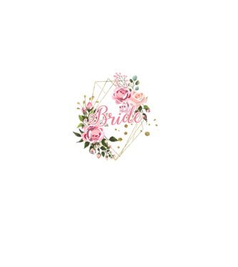 BRIDE roses floral model roz deschis pe tricou