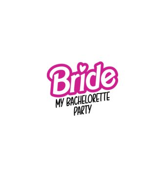 Bride Barbie model alb pe tricou