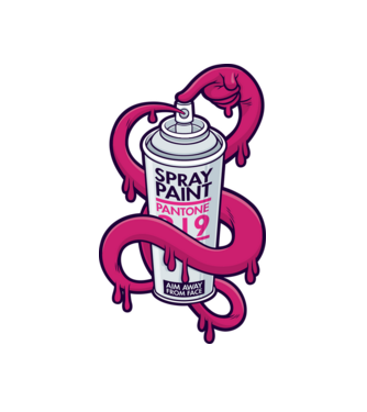 Graffiti model alb pe tricou