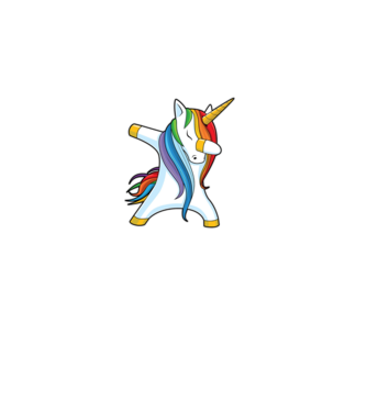DAB Unicorn 2 model gri pe tricou
