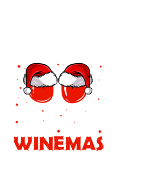 Merry winemas model alb pe tricou