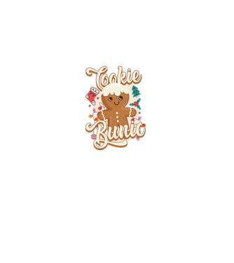 Cookie bunic model alb pe tricou