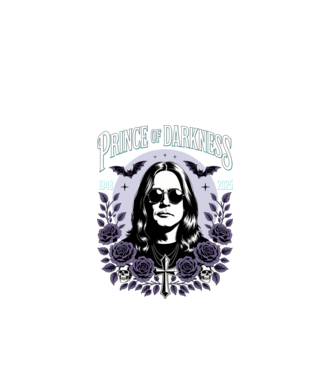 Prince of Darkness model negru pe tricou