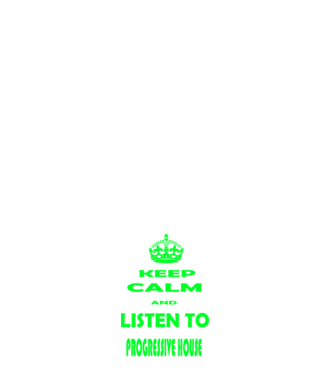 Keep Calm and Listen to prog-house model albastru închis pe tricou