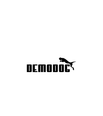 demodog logo black model nisipiu pe tricou