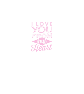 love you from model albastru închis pe tricou