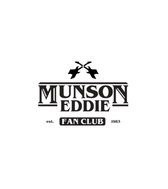 eddie munson fan club model alb pe tricou