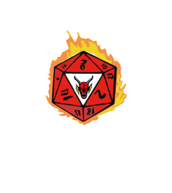 hellfire club roll dice model alb pe tricou