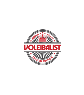 voleibalist model gri pe tricou