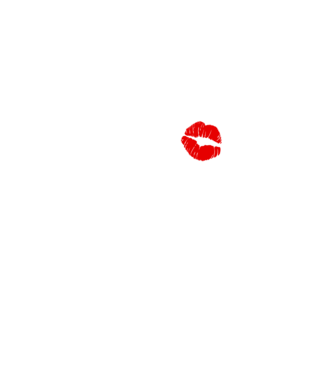 Kiss the cook model negru pe tricou
