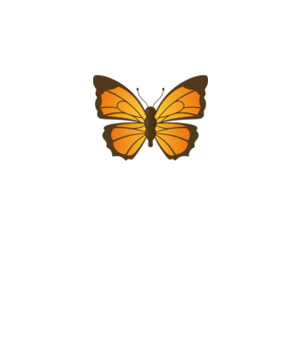 Butterfly model galben neon pe tricou