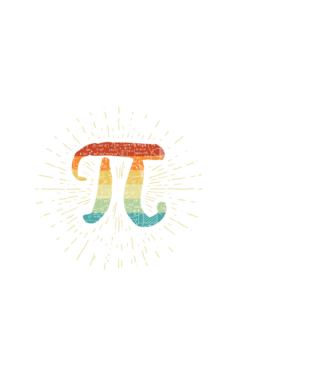 Retro Pi model alb pe tricou