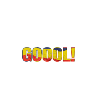 GOOOL model alb pe tricou